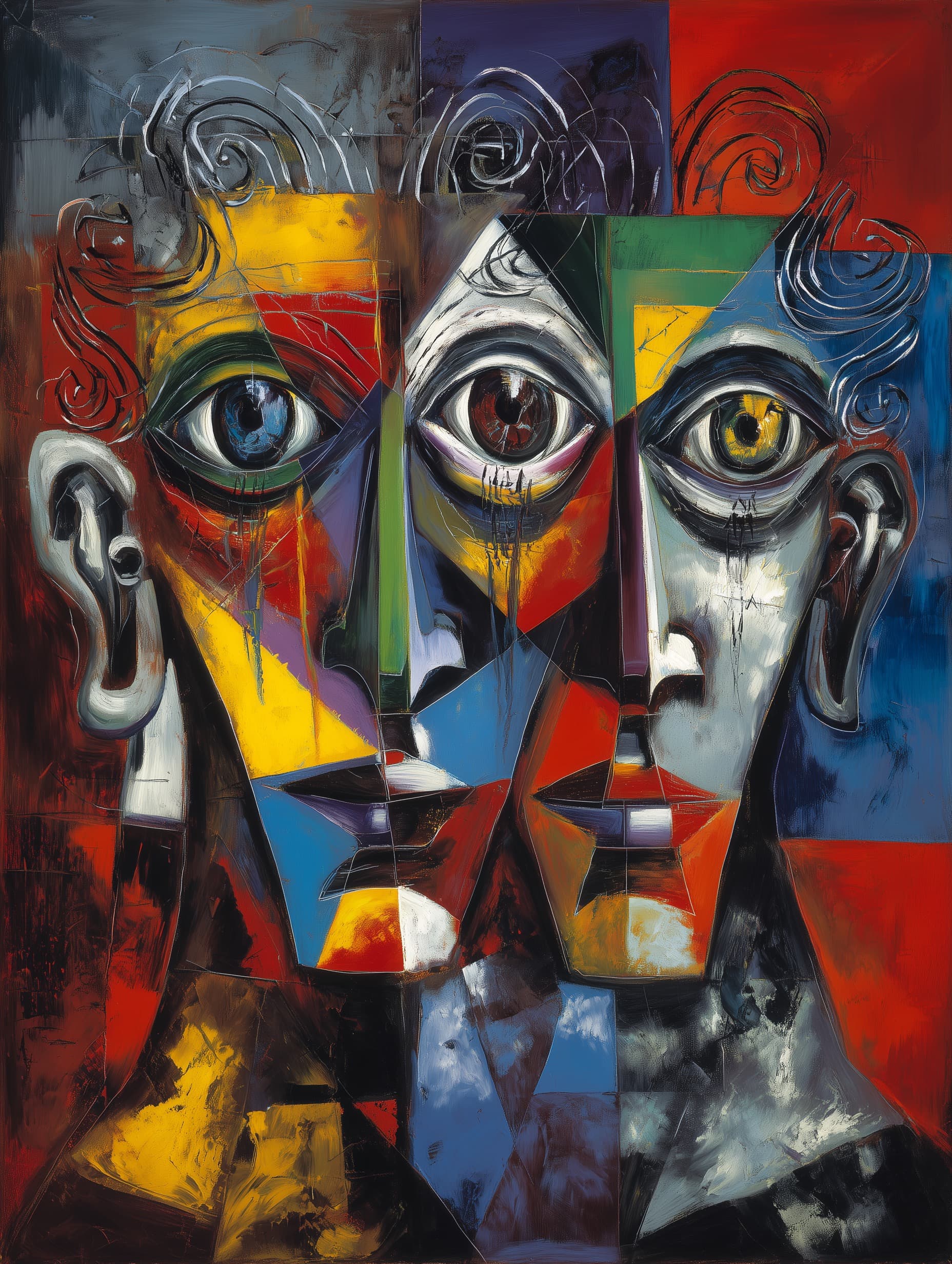 Cubist trio
